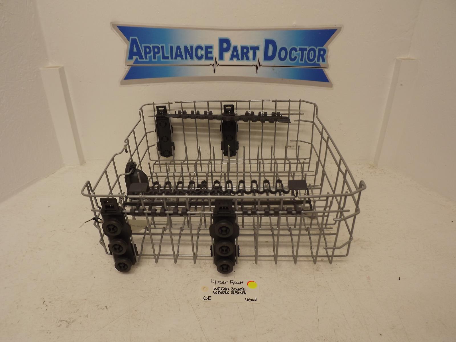 GE Dishwasher WD28X30219 WD28X25018 Upper Rack Used GE Dishwasher WD28X30219 WD28X25018 Upper Rack Used